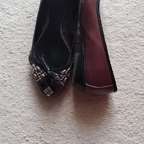 Ballerinas size 37 vintage used, low heel