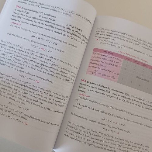 Chemistry G1 Third Grade High School textbook by Kostas Salteris used