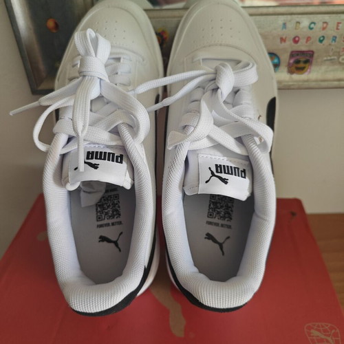 Puma Shuffle sneakers new, black and white, size 38