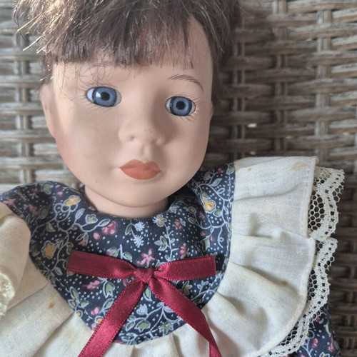 Porcelain collector doll Beatrice used in very good condition