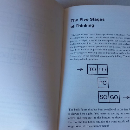 Teach Yourself to Think book used, Edward De Bono, English