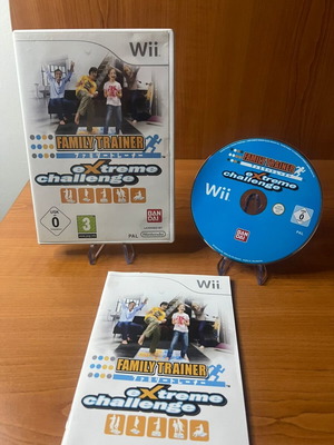 Family Trainer Extreme Challenge Wii game used