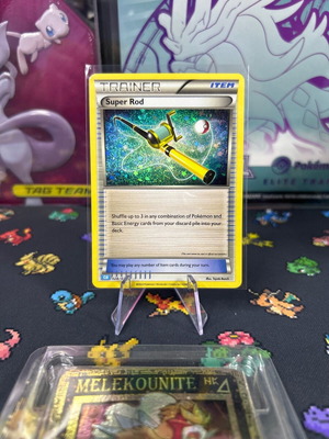 Pokemon card Super Rod holographic new, sleeved