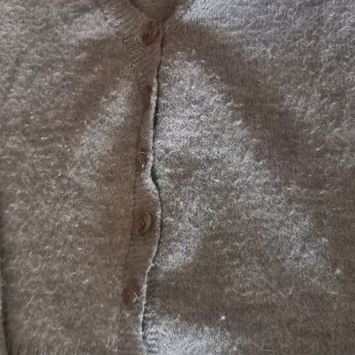 Wool cardigan gray like new, size S