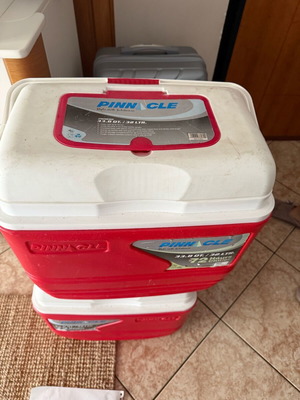 Pinnacle Primero φορητό ψυγείο 32lt σαν καινούργιο, κόκκινο
