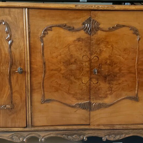 Dining table and buffet restored, like new