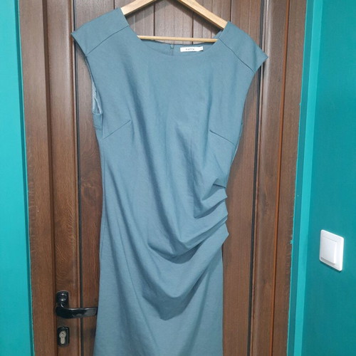 Kaffe dress like new, size L, blue-gray color