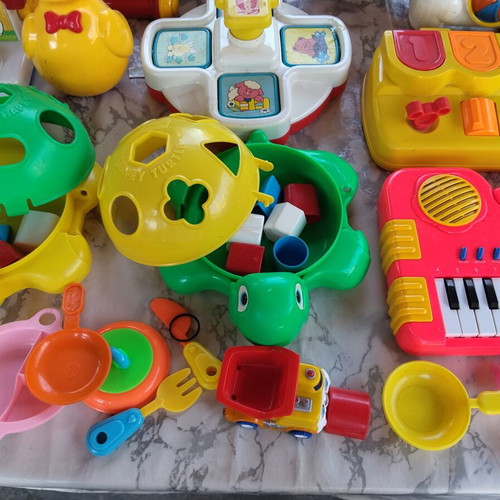 Baby educational toys used, 90s-00s decade, Fisher Price, Playskool