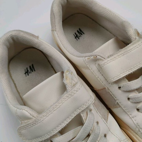 H&M sneakers shoes used, size 30, beige
