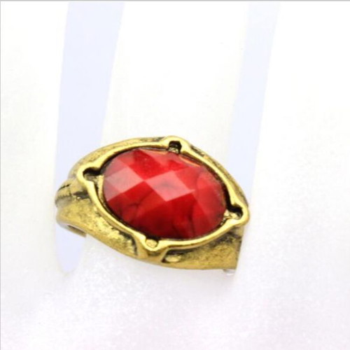 Gandalf Lord of the Rings Ring with Red Stone Size 10 like new