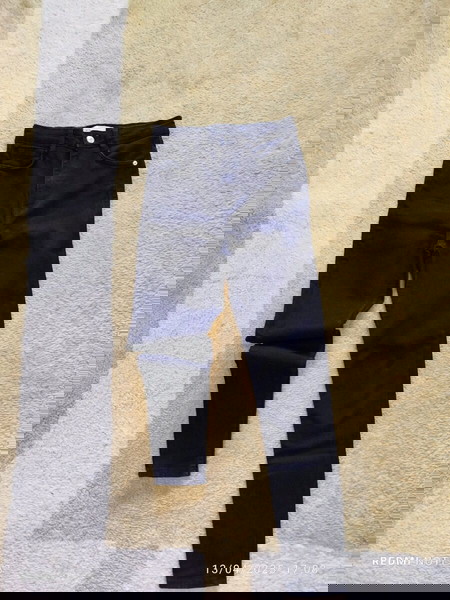 Zara μαύρο παντελόνι