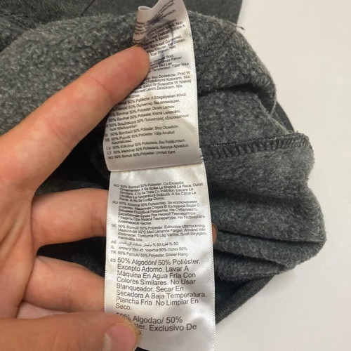 Carhartt Wip grey loose fit vest, size S, streetwear workwear