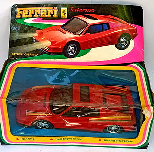 αυτοκινητάκι Ferrari Testarossa από την Μουστάκας ΑΕΒΕ 1980