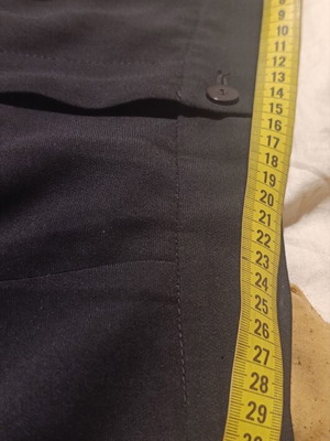 Fabric pants like new, size XS 34, black