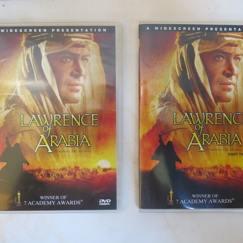Lawrence of Arabia 2-DVD set used, 1962 adventure drama