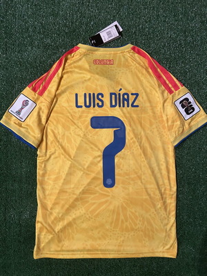 Colombia Home Kit World Cup 2026 Luis Diaz new with tags