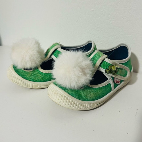 Tinkerbell shoes used, green, size 26, carnival