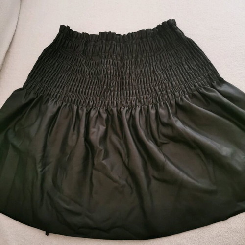 Zara kids leather skirt 152 cm used, black