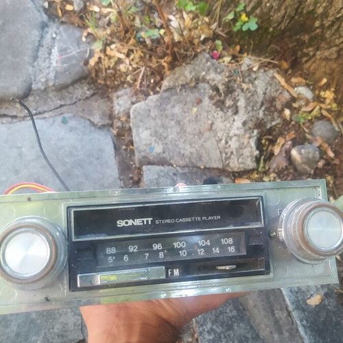Japan Sonett radio cassette player used, good condition