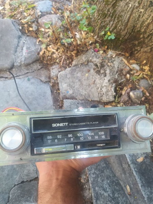 Japan Sonett radio cassette player used, good condition