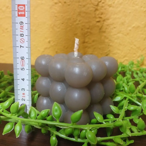 Candle new with glitter accents, non-vegetal