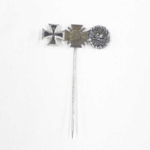 1918 German pin with three medals used