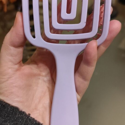 Hair comb purple new detangling