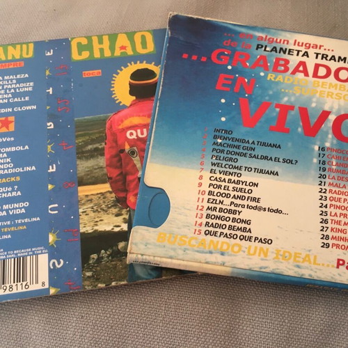 Manu Chao CD like new, pack of 2, reggae