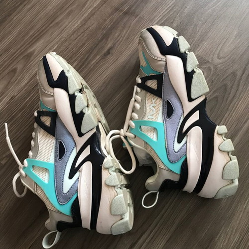 Michael Kors Nick trainers like new, size 37, white and blue