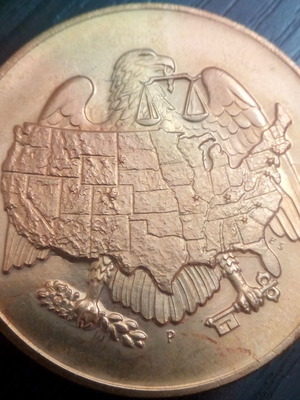 Vintage collectible coin US Mint Philadelphia Dept Aug 14 1969 used