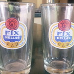 Fix Hellas glasses like new, set of 2