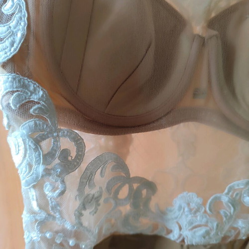 Wedding dress handmade like new, lace skirt and top with bodysuit