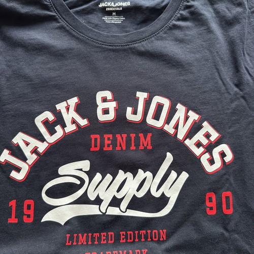 Jack & Jones men's t-shirt like new, blue, size M