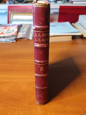Military Regulations S.K. 20-1 and 20-2 leather-bound volume