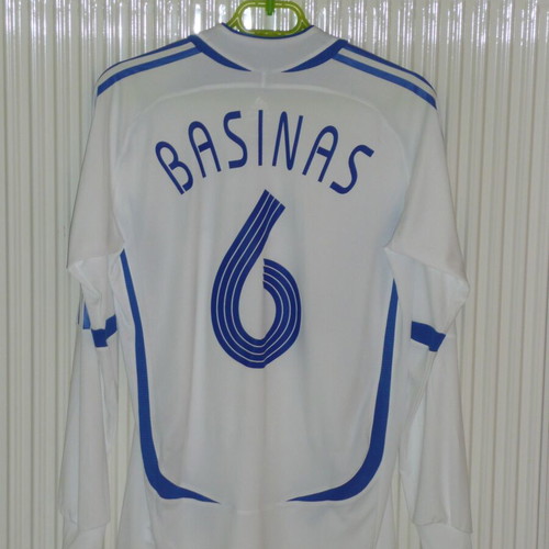 Greece National Team Jersey used, signed, Euro 2008 Basinas