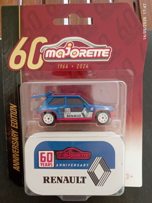 Αυτοκινητάκι συλλεκτικό Majorette Renault Anniversary Edition καινούργιο