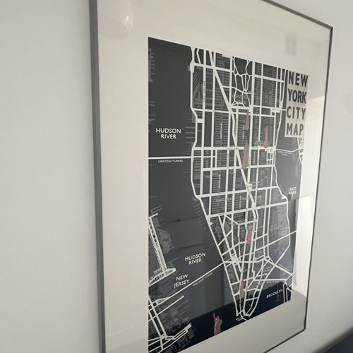 Silver frame IKEA like new