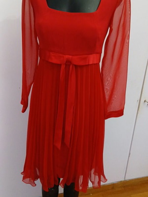 Makis Tselios Fashion dress red like new size M