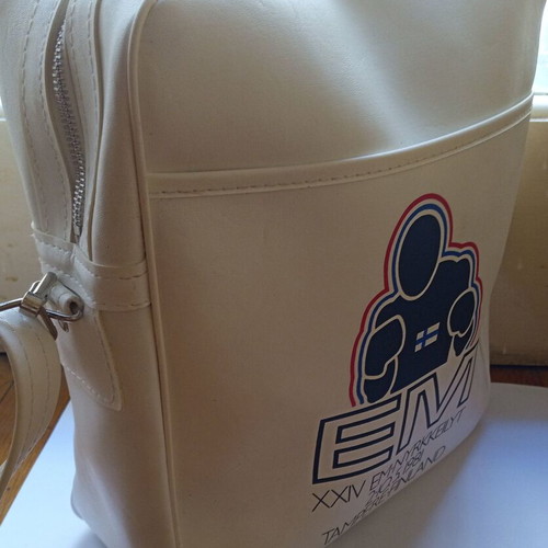 Boxing bag from Finland tournament May 1981 like new collectible