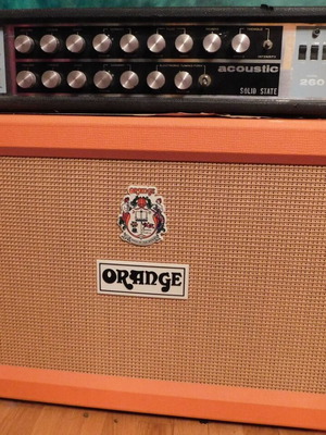 Orange PPC212 2x60W speaker cabinet used