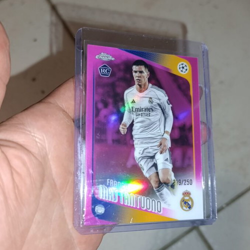 Franco Mastantuono RC Topps Chrome card like new /250