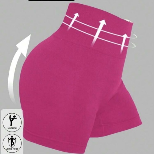Sportswear gym yoga shorts leggings hot pink size Medium new
