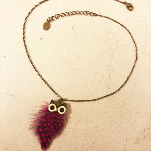 Accessorize necklace like new, black and purple