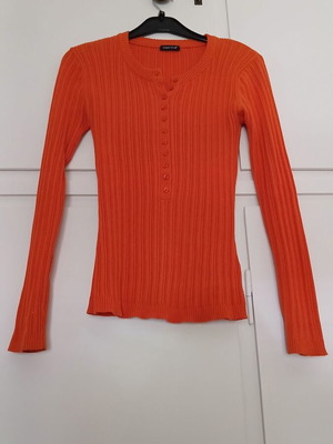 Laura Scott women's blouse, orange, size 12