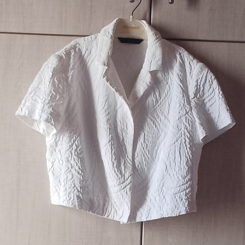 Cropped women's jacket white like new