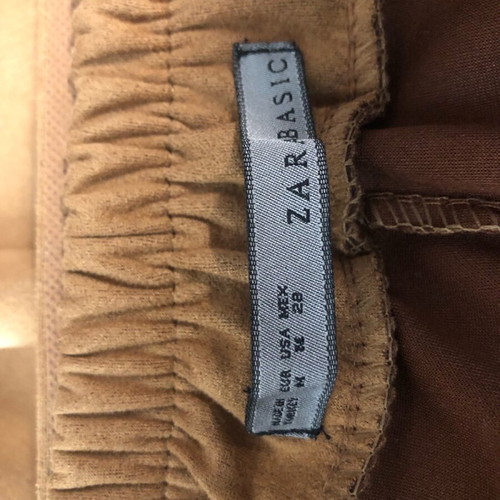 Zara Basic skirt new, size M, brown with belt