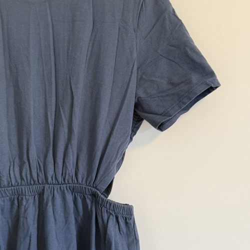 River Island Midi Dress like new, washed blue, cotton, UK12 M-L