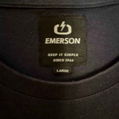 Emerson T-shirt used, blue, size L