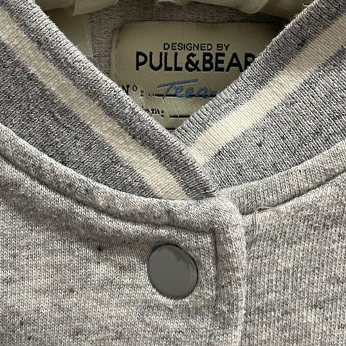 Pull & Bear cardigan used, size M, grey and beige