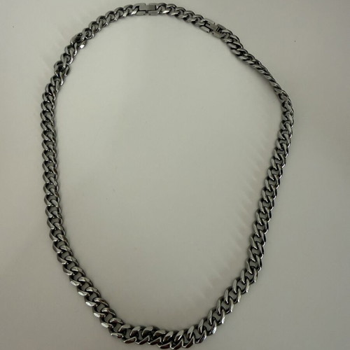 Cuban Chain Necklace stainless steel silver like new